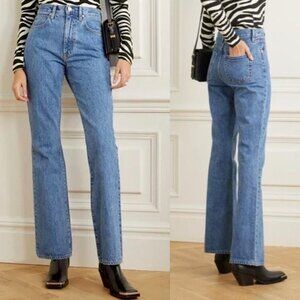 SLVRLAKE Charlotte High-Rise Boot-Cut Jeans in Wash Tucson Size US 27